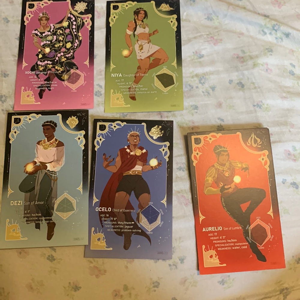 Book character cards